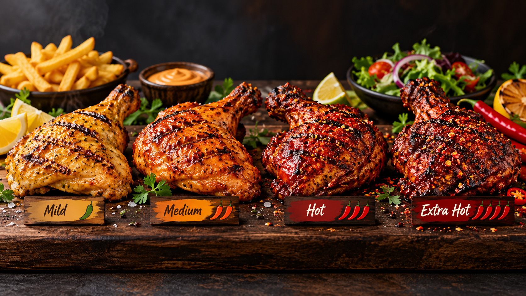 Peri-Peri Spice Levels Explained: From Mild to Extra Hot